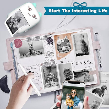 Inkless Mini Printer