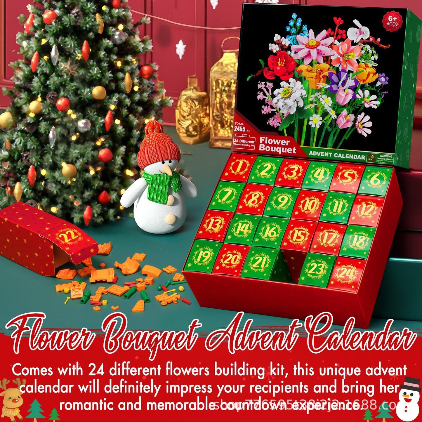 Flower Bouquet Advent Calendar